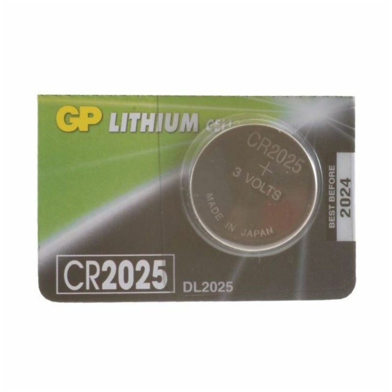 Baterija Litium GP gumb CR2025 3V GP Baterija Litium GP gumb CR2025 3V