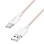 Kabel USB-C (m) => USB-A (m) 2.0 najlon ovoj 1,0m 60W 3A/20V 480Mbps PD3 roza (CU0324)