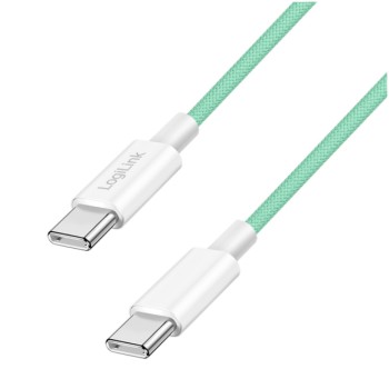 Kabel USB-C (m) => USB-C (m) 2.0 najlon ovoj 1,5m 60W 3A/20V 480Mbps PD3 zelen (CU0348) Kabel USB-C (m) => USB-C (m) 2.0 najlon ovoj 1,5m 60W 3A/20V 480Mbps PD3 zelen (CU0348)