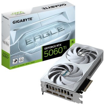 Grafična kartica nVidia RTX5060Ti GigaByte Eagle OC Ice Bela - 8GB GDDR7 (GV-N506TEAGLEOC ICE-8GD) Grafična kartica nVidia RTX5060Ti GigaByte Eagle OC Ice Bela - 8GB GDDR7 (GV-N506TEAGLEOC ICE-8GD)
