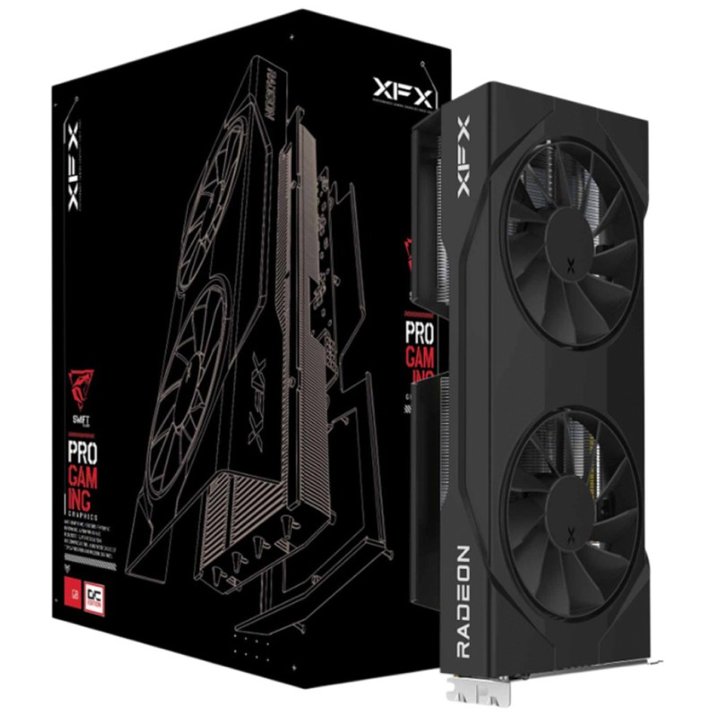 Grafična kartica AMD RX9060 XT XFX Swift OC Edition - 8GB GDDR6 | 1xHDMI 2.1a 2xDisplayport 2.1a (RX-96TSW8GBQ) XFX Grafična kartica AMD RX9060 XT XFX Swift OC Edition - 8GB GDDR6 | 1xHDMI 2.1a 2xDisplayport 2.1a (RX-96TSW8GBQ)