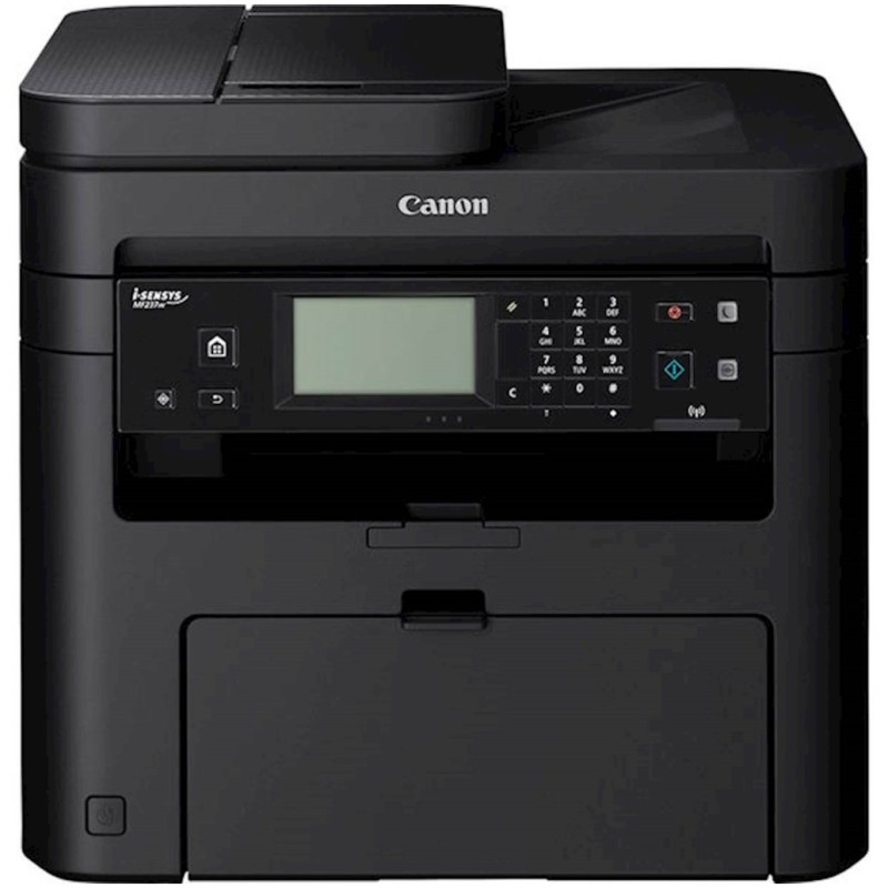 Tiskalnik multifunkcijski laserski ČB Canon MF237w A4 duplex tisk duplex skeniranje faks USB LAN WiFi 23ppm (1418C161AA)