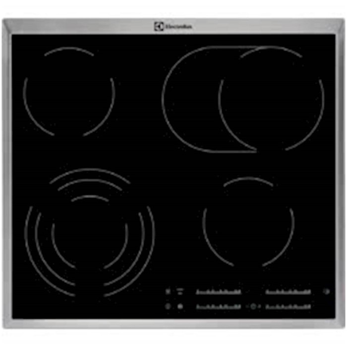 Vgradna plošča ElectroluxEHF46547XK steklokeramika + inoks rob