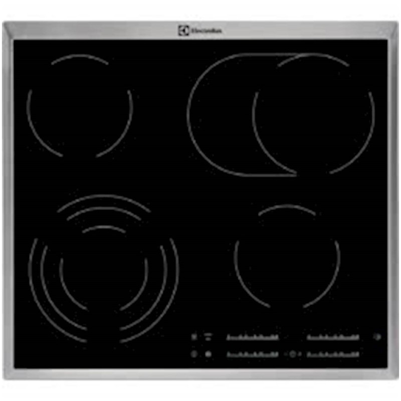 Vgradna plošča ElectroluxEHF46547XK steklokeramika + inoks rob Electrolux Vgradna plošča ElectroluxEHF46547XK steklokeramika + inoks rob