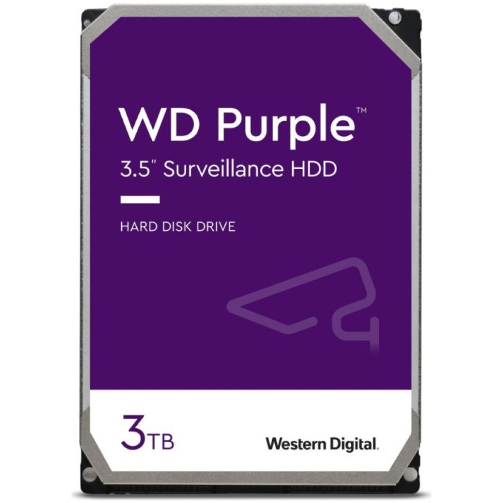 Trdi disk 3TB WD WD33PURZ - Purple 256MB 5400rpm - primeren za snemalnike 24/7 (WD33PURZ) WD Trdi disk 3TB WD WD33PURZ - Purple 256MB 5400rpm - primeren za snemalnike 24/7 (WD33PURZ)