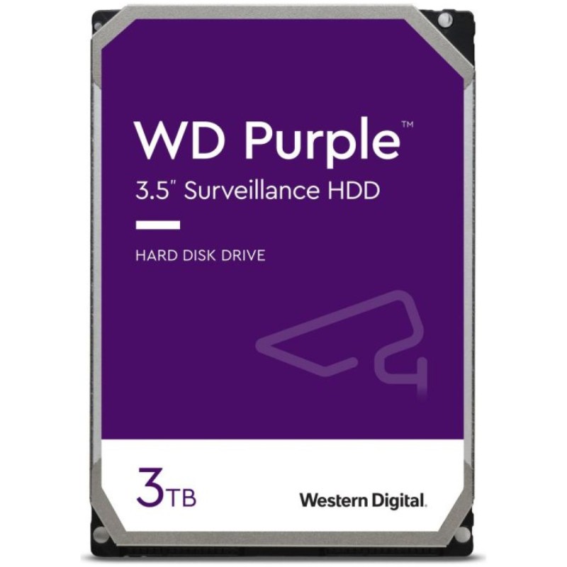 Trdi disk 3TB WD WD33PURZ - Purple 256MB 5400rpm - primeren za snemalnike 24/7 (WD33PURZ) WD Trdi disk 3TB WD WD33PURZ - Purple 256MB 5400rpm - primeren za snemalnike 24/7 (WD33PURZ)