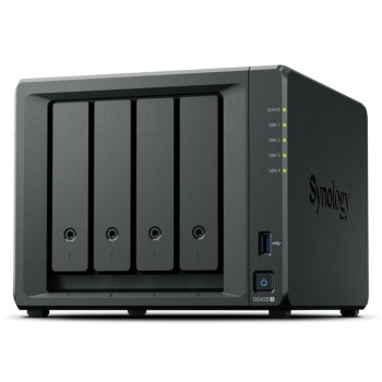 NAS ohišje Synology DS425+ 4x 3,5''SATA HDD 2x M.2 NVMe Intel Celeron J4125 4-core (4-thread) 2.0 GHz 2GB DDR4 non-ECC 1x RJ-45 1GbE 1x RJ-45 2.5 GbE 2x USB 3.2 Gen1