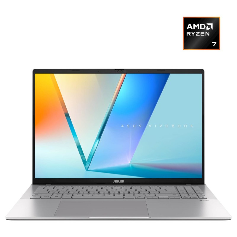 Prenosnik Asus 40,64 cm (16,0) Vivobook S 16 1920x1200 IPS 300nit Ryzen 7 260/16GB/SSD1TB/BL/Windows Hello/AMD Radeon/Win11Home (90NB16F2-M004D0)