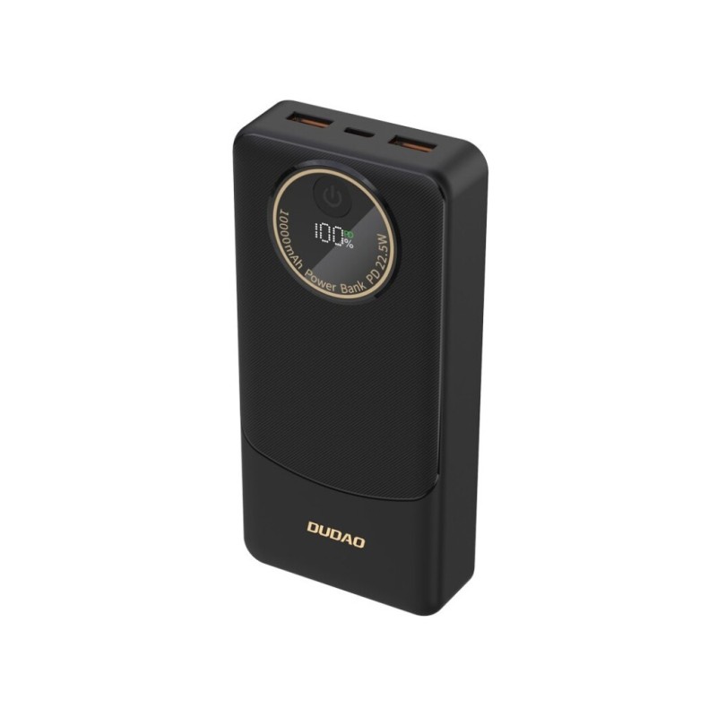 Prenosna baterija Dudao Powerbank 22,5W 20000mAh K12Pro LED USB-C 2xUSB-A črna (K12Pro-Black) Dudao Prenosna baterija Dudao Powerbank 22,5W 20000mAh K12Pro LED USB-C 2xUSB-A črna (K12Pro-Black)
