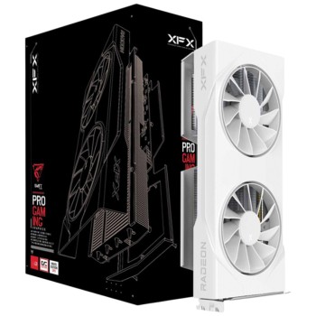 Grafična kartica AMD RX9060 XT XFX Swift OC Edition Bela - 8GB GDDR6  | 1xHDMI 1xHDMI 2.1 2xDisplayport 2.1 (RX-96TSW8GWQ) Grafična kartica AMD RX9060 XT XFX Swift OC Edition Bela - 8GB GDDR6  | 1xHDMI 1xHDMI 2.1 2xDisplayport 2.1 (RX-96TSW8GWQ)