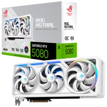 Grafična kartica nVidia RTX5080 Asus ROG Asral OC Edition Bela - 16GB GDDR7 (90YV0LV4-M0NA00) Grafična kartica nVidia RTX5080 Asus ROG Asral OC Edition Bela - 16GB GDDR7 (90YV0LV4-M0NA00)