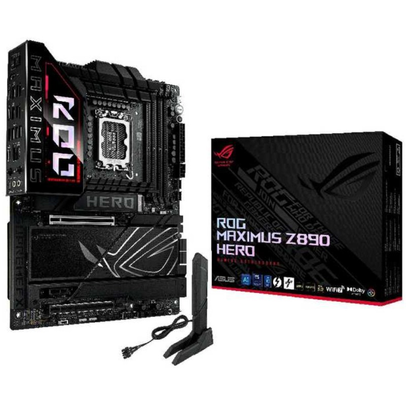 Osnovna plošča LGA1851 Asus ROG MAXIMUS Z890 HERO ATX HDMI ASUS Osnovna plošča LGA1851 Asus ROG MAXIMUS Z890 HERO ATX HDMI