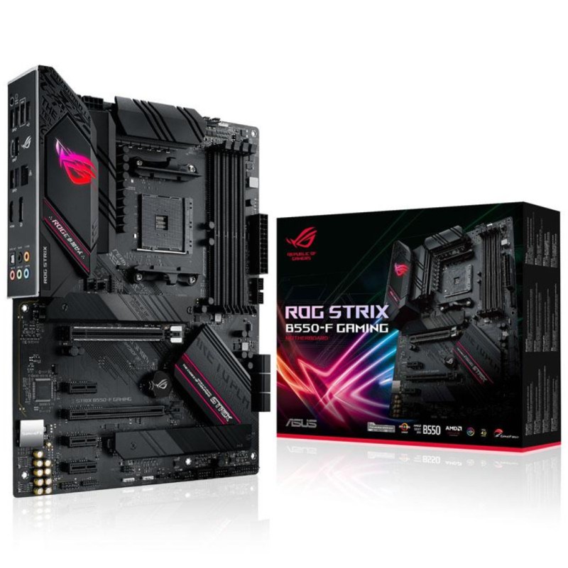 Osnovna plošča AM4 Asus ROG STRIX B550-F GAMING ATX USB3.2Gen2 DisplayPort ASUS Osnovna plošča AM4 Asus ROG STRIX B550-F GAMING ATX USB3.2Gen2 DisplayPort