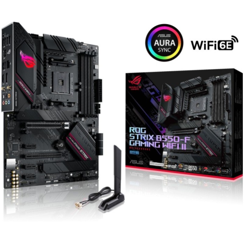 Osnovna plošča AM4 ASUS ROG STRIX B550-F GAMING WIFI II 90MB19V0-M0EAY0 ASUS Osnovna plošča AM4 ASUS ROG STRIX B550-F GAMING WIFI II 90MB19V0-M0EAY0