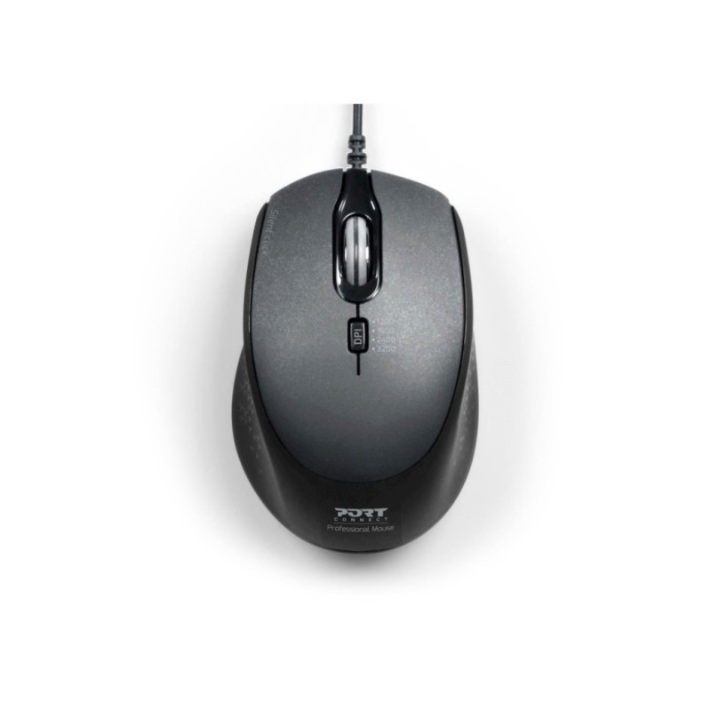 Miš Port USB-C/A 900711 desktop črna 3600DPI (900711) Port Miš Port USB-C/A 900711 desktop črna 3600DPI (900711)