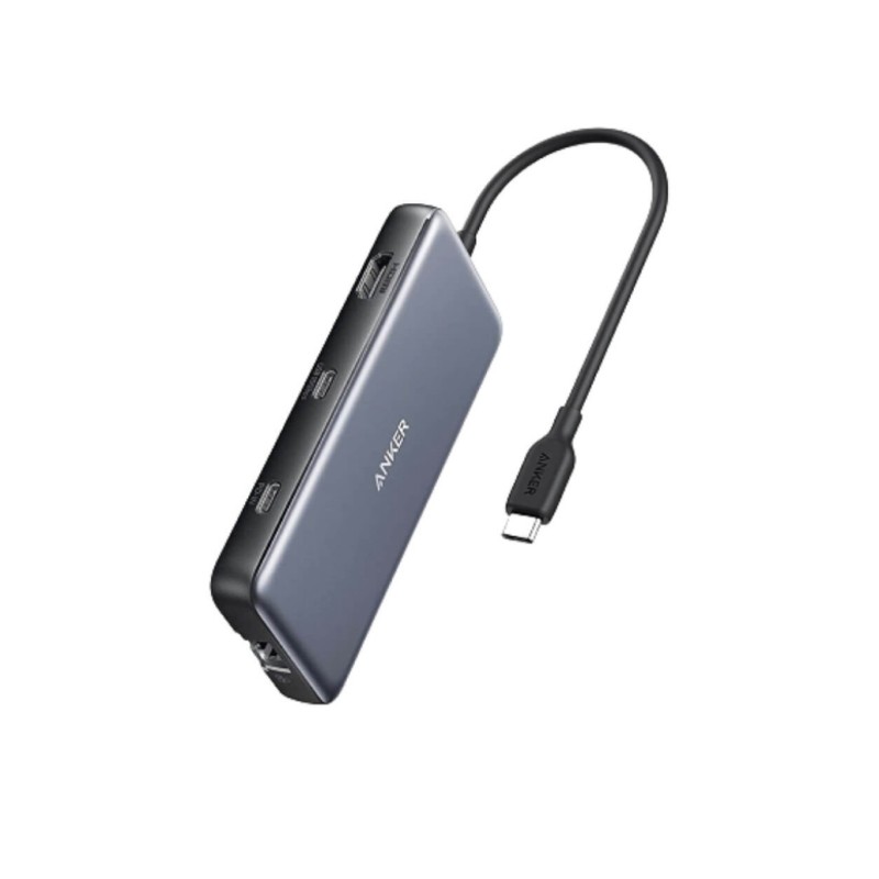 Priklopna postaja USB-C => 2x USB 3.2 tip A 1x USB-C PD 100W 1x USB-C 10 Gbps 1x HDMI 4K@60Hz 1x RJ45 Giga 1x čitalec kartic SD/microSD Anker 555 (A83830A2) ANKER Priklopna postaja USB-C => 2x USB 3.2 tip A 1x USB-C PD 100W 1x USB-C 10 Gbps 1x HDMI 4K@60Hz 1x RJ45 Giga 1x čitalec kartic SD/microSD Anker 555 (A83830A2)