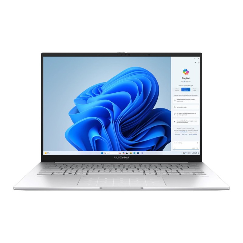 Prenosnik Asus 35,5 cm (14,0) Zenbook 14 2880x1800 OLED 500nit 120Hz Ultra 9-285H/32GB/SSD1TB/BL/ALU/Intel Arc 140T/Win11Pro (90NB14W4-M00LW0)