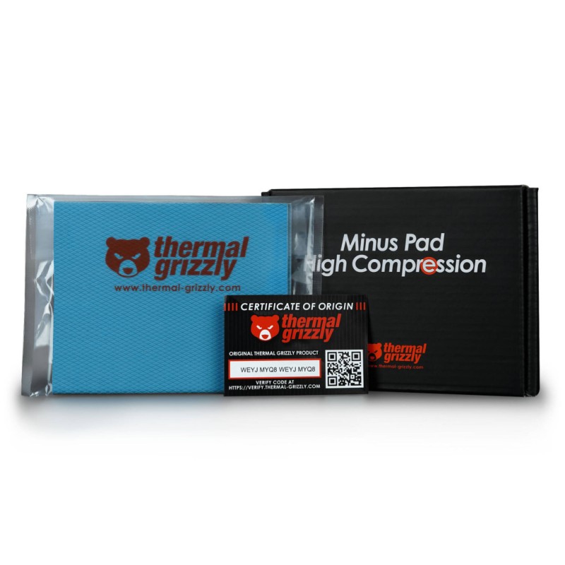 Termalna podloga Thermal Grizzly Minus High Compression - 120x100x2mm (TG-MP-HC-120-100-20-2) (2 kosa)