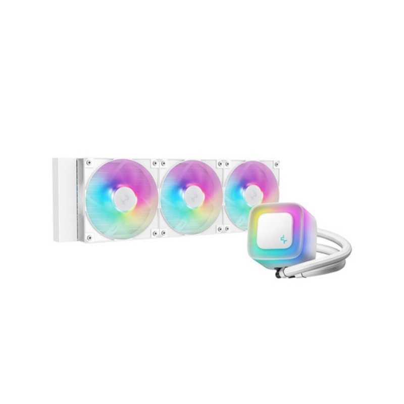 Vodno hlajenje DeepCool LE360 WH V2 - 360mm ARGB bela (R-LE360-WHAMMN-G-2) Deepcool Vodno hlajenje DeepCool LE360 WH V2 - 360mm ARGB bela (R-LE360-WHAMMN-G-2)