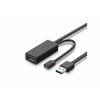 Kabel USB-A => USB-A 3.0 Podaljšek 5m Ugreen z B micro napajanjem (10321) UGREEN Kabel USB-A => USB-A 3.0 Podaljšek 5m Ugreen z B micro napajanjem (10321)