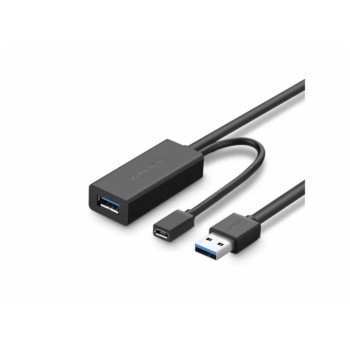 Kabel USB-A => USB-A 3.0 Podaljšek 5m Ugreen z B micro napajanjem (10321)