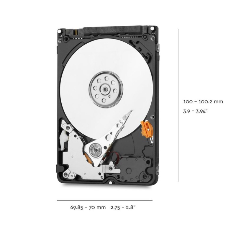 Trdi disk 2.5 2TB SATA3 - 5400/128MB 7mm WD Blue (WD20SPZX) WD Trdi disk 2.5 2TB SATA3 - 5400/128MB 7mm WD Blue (WD20SPZX)
