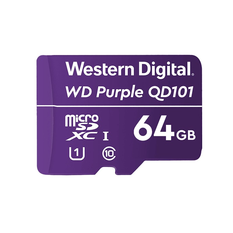 Spominska kartica SDXC-Micro 64GB WD Purple 80MB/s U1 UHS-I (WDD064G1P0C) WD Spominska kartica SDXC-Micro 64GB WD Purple 80MB/s U1 UHS-I (WDD064G1P0C)
