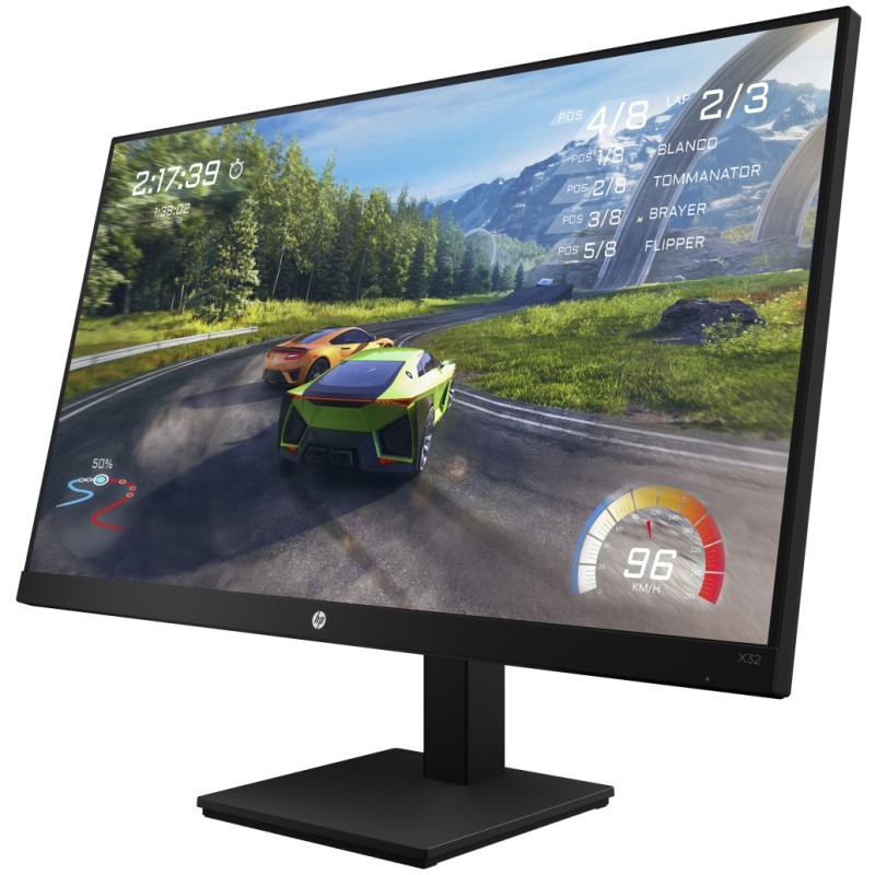 Monitor HP 80 cm (31,5) X32 2560x1440 Gaming 165Hz IPS 1ms HDMI DisplayPort HAS 3H sRGB99% FreeSync HDR400 HP Monitor HP 80 cm (31,5) X32 2560x1440 Gaming 165Hz IPS 1ms HDMI DisplayPort HAS 3H sRGB99% FreeSync HDR400