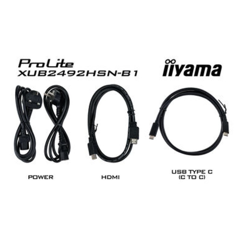 Monitor Iiyama 59,9 cm (23,6) XUB2492HSN-B1 1920x1080 75Hz VA 4ms HDMI DisplayPort USB-C 65W 2xUSB3.0 Pivot Zvočniki RJ45 Iiyama Monitor Iiyama 59,9 cm (23,6) XUB2492HSN-B1 1920x1080 75Hz VA 4ms HDMI DisplayPort USB-C 65W 2xUSB3.0 Pivot Zvočniki RJ45
