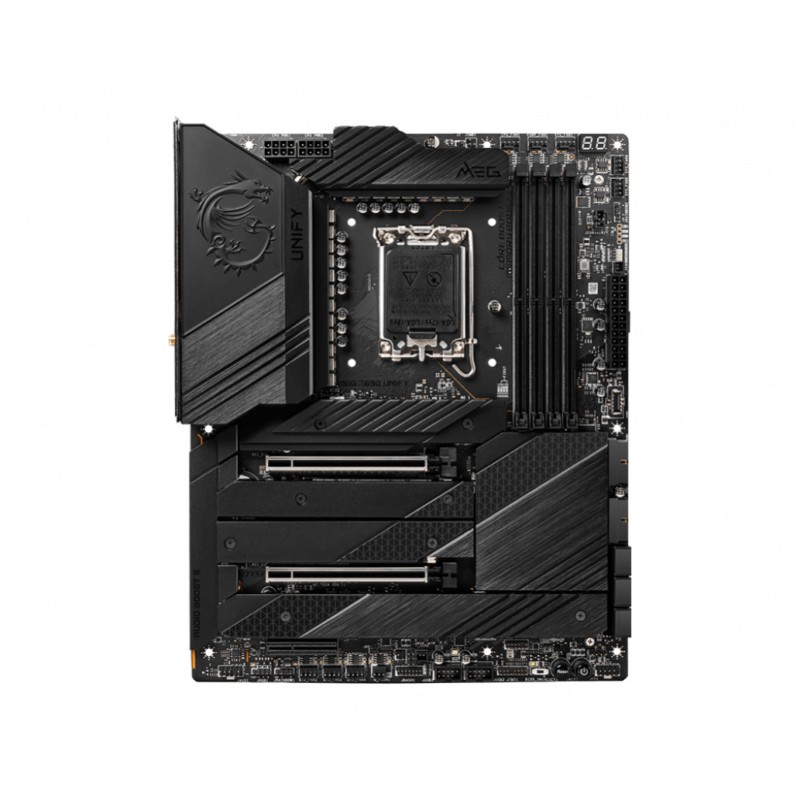 Osnovna plošča 1700 MSI MEG Z690 UNIFY ATX DDR5 WiFi BT 5.2 2x2,5Gb LAN 5xM.2 USB-C 20Gbps MSI Osnovna plošča 1700 MSI MEG Z690 UNIFY ATX DDR5 WiFi BT 5.2 2x2,5Gb LAN 5xM.2 USB-C 20Gbps