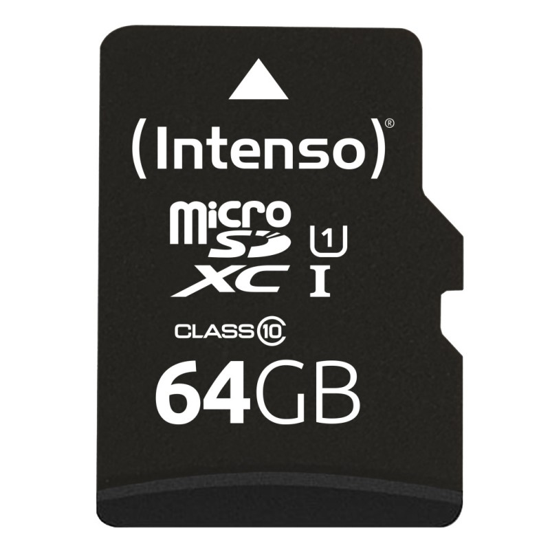 Spominska kartica SDXC-Micro 64GB Intenso 45MB/s U1 UHS-I (3423490) INTENSO Spominska kartica SDXC-Micro 64GB Intenso 45MB/s U1 UHS-I (3423490)