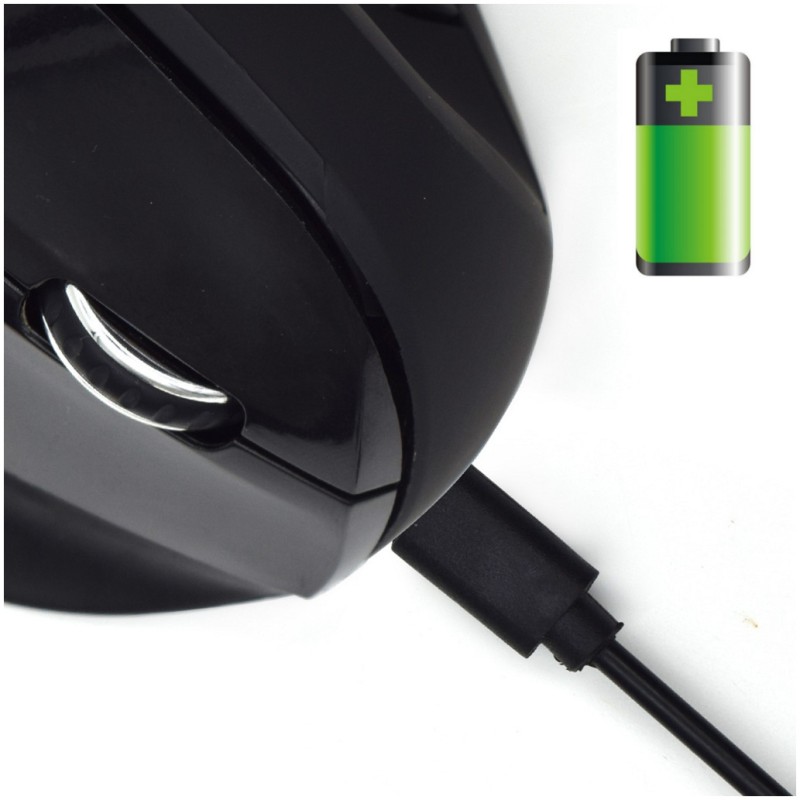 Miš Ewent brezžična optična Ergonomic Vertical 1600dpi črna (EW3158) Ewent Miš Ewent brezžična optična Ergonomic Vertical 1600dpi črna (EW3158)