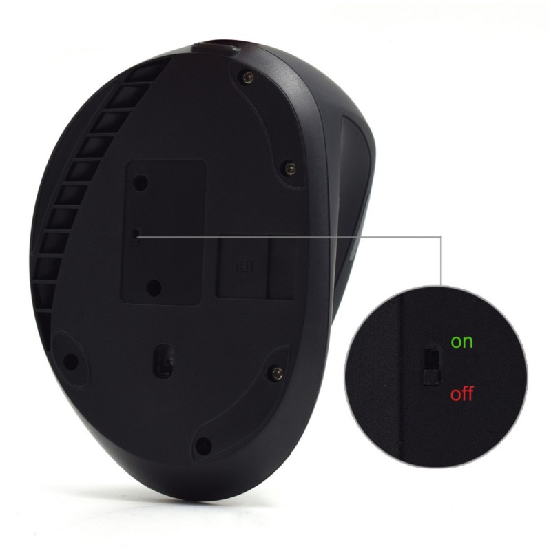 Miš Ewent brezžična optična Ergonomic Vertical 1600dpi črna (EW3158) Ewent Miš Ewent brezžična optična Ergonomic Vertical 1600dpi črna (EW3158)