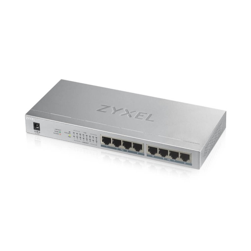 STIKALO 8-PORT ZyXEL 100/1000 PoE+ (GS1008HP-EU0101F) ZyXEL STIKALO 8-PORT ZyXEL 100/1000 PoE+ (GS1008HP-EU0101F)