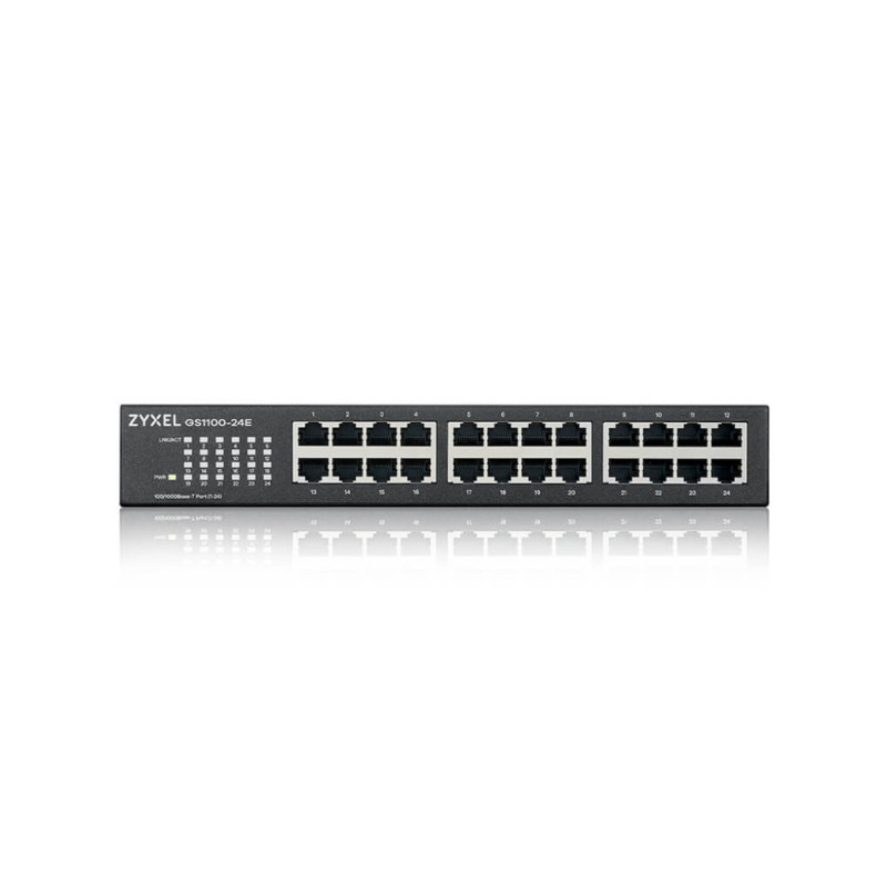 STIKALO 24-PORT ZyXEL 100/1000 (GS1100-24E-EU0103F) ZyXEL STIKALO 24-PORT ZyXEL 100/1000 (GS1100-24E-EU0103F)