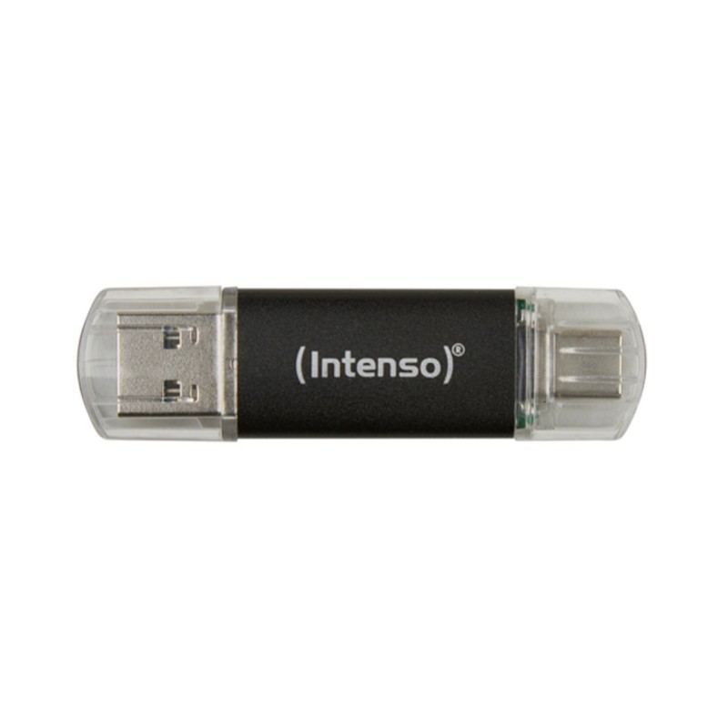 Spominski ključek 32GB USB 3.2/USB-C Intenso Twist Line 70MB/s plastičen s pokrovčkom črn (3539480) INTENSO Spominski ključek 32GB USB 3.2/USB-C Intenso Twist Line 70MB/s plastičen s pokrovčkom črn (3539480)