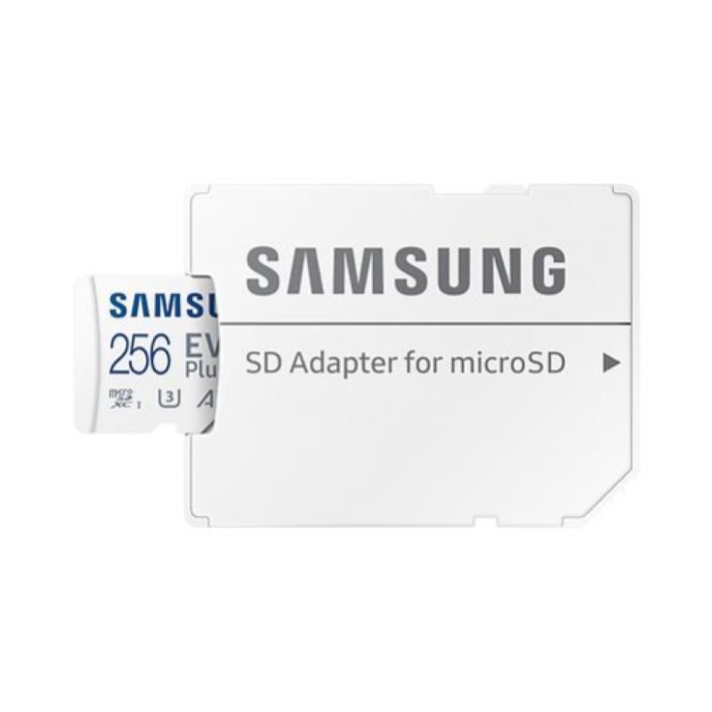 Spominska kartica SDXC-micro 256GB Samsung EVO Plus 130MB/s U3 V30 UHS-I (MB-MC256KA/EU) +adapter SAMSUNG Spominska kartica SDXC-micro 256GB Samsung EVO Plus 130MB/s U3 V30 UHS-I (MB-MC256KA/EU) +adapter
