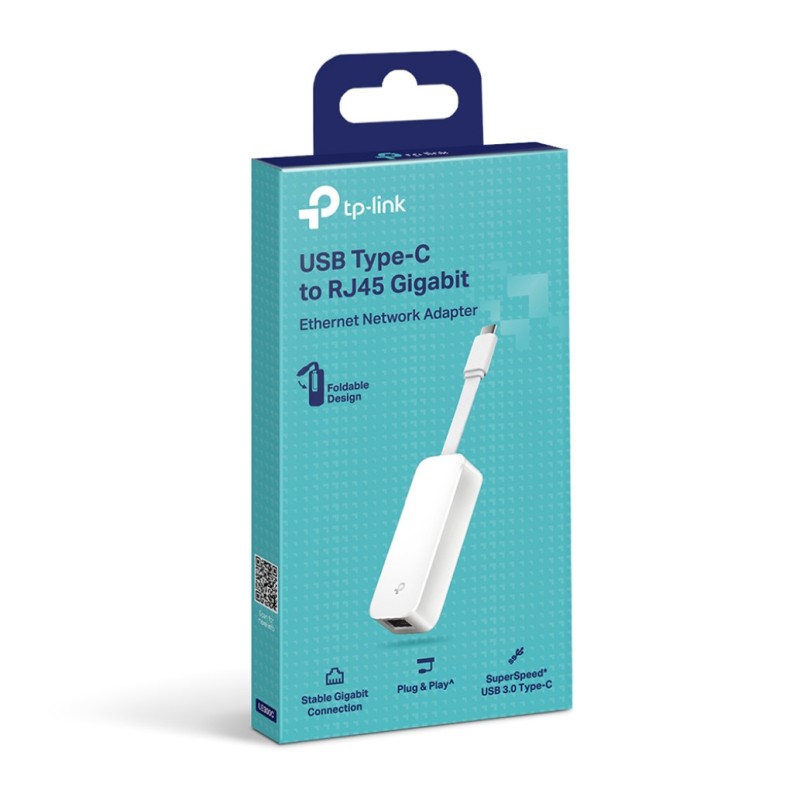 Mrežni adapter USB-C => LAN RJ45 100/1000 TP-Link (UE300C) TP-LINK Mrežni adapter USB-C => LAN RJ45 100/1000 TP-Link (UE300C)