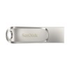 Spominski ključek 512GB USB 3.2/USB-C Sandisk Dual Luxe 150MB/s kovinski duo vrtljiv srebrn (SDDDC4-512G-G46) SANDISK Spominski ključek 512GB USB 3.2/USB-C Sandisk Dual Luxe 150MB/s kovinski duo vrtljiv srebrn (SDDDC4-512G-G46)