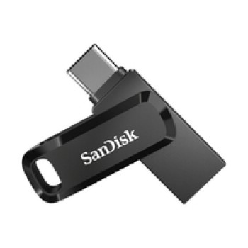 Spominski ključek 512GB USB-C Sandisk Dual Drive Go 150MB/s plastičen brez pokrovčka črn (SDDDC3-512G-G46)