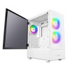 Ohišje Antec NX410-White NX serija 1x USB3.0 - ARGB LED 2X 140mm spredaj kaljena stranica ANTEC Ohišje Antec NX410-White NX serija 1x USB3.0 - ARGB LED 2X 140mm spredaj kaljena stranica