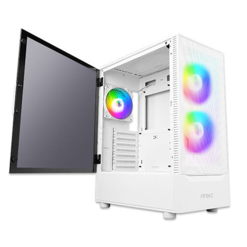 Ohišje Antec NX410-White NX serija 1x USB3.0 - ARGB LED 2X 140mm spredaj kaljena stranica ANTEC Ohišje Antec NX410-White NX serija 1x USB3.0 - ARGB LED 2X 140mm spredaj kaljena stranica