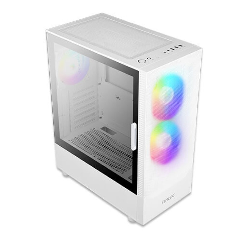 Ohišje Antec NX410-White NX serija 1x USB3.0 - ARGB LED 2X 140mm spredaj kaljena stranica ANTEC Ohišje Antec NX410-White NX serija 1x USB3.0 - ARGB LED 2X 140mm spredaj kaljena stranica
