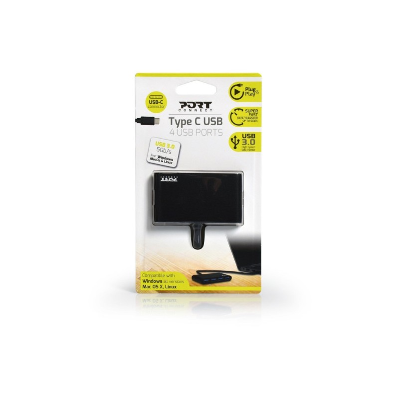 HUB USB-C => 4x USB 3.0 tip A Port (900123) Port HUB USB-C => 4x USB 3.0 tip A Port (900123)
