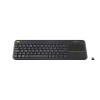 Tipkovnica brezžična Logitech K400 Plus | Slovenski nabor znakov črna + Touchpad (920-008385) LOGITECH Tipkovnica brezžična Logitech K400 Plus | Slovenski nabor znakov črna + Touchpad (920-008385)