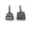 KABEL HDMI/HDMI M/F  2,0m podaljšek Digitus pozlačeni kontakti V1,4 (AK-330201-020-S)