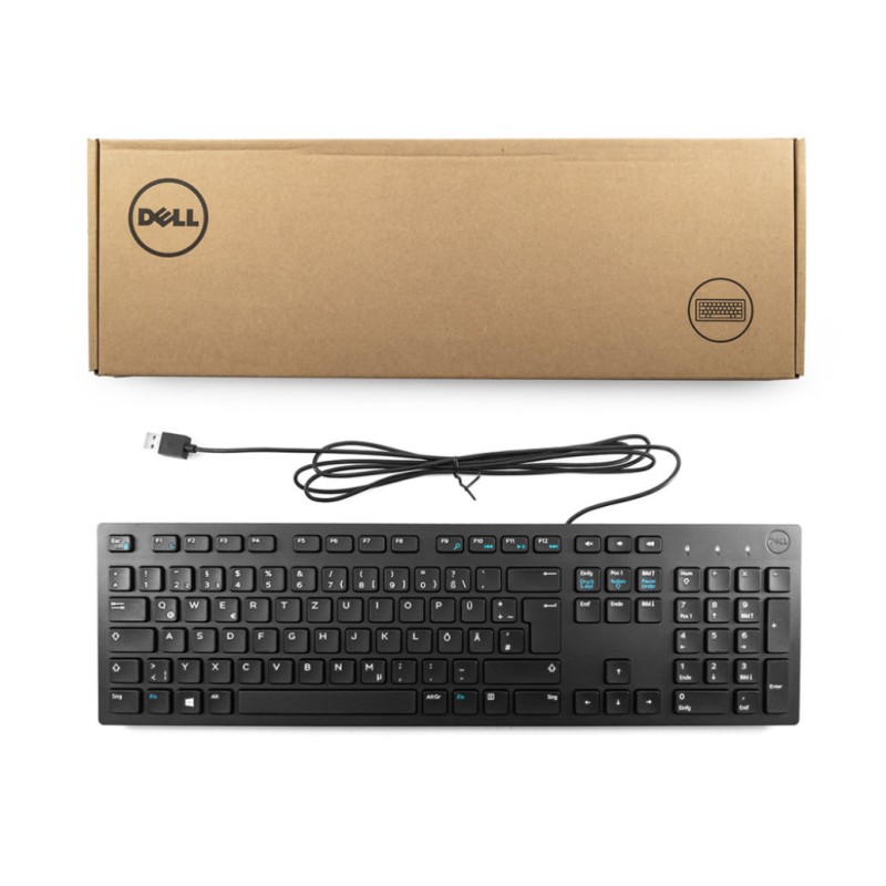 Tipkovnica Dell KB216 DE | - črna (580-ADGY) Dell Tipkovnica Dell KB216 DE | - črna (580-ADGY)
