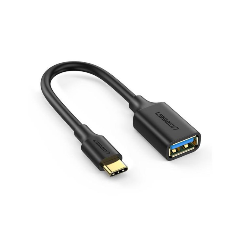 Adapter USB-C => USB 3.0 (ž) kabel 0,15m Ugreen OTG črn (30701) UGREEN Adapter USB-C => USB 3.0 (ž) kabel 0,15m Ugreen OTG črn (30701)