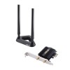 Brezžični mrežni adapter Asus PCE-AX58BT WiFi6 802.11ax AX3000 2976Mbit/s MU-MIMO 2x antena BT 5.0 (90IG0610-MO0R00) ASUS Brezžični mrežni adapter Asus PCE-AX58BT WiFi6 802.11ax AX3000 2976Mbit/s MU-MIMO 2x antena BT 5.0 (90IG0610-MO0R00)