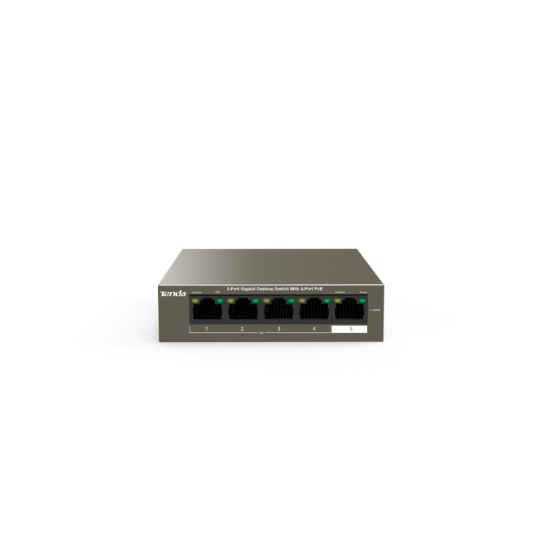 STIKALO 5-PORT Tenda 100/1000 PoE (TEG1105P-4-63W) Tenda STIKALO 5-PORT Tenda 100/1000 PoE (TEG1105P-4-63W)